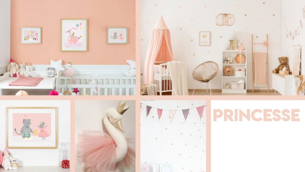 Inspiration déco chambre bébé Princesse